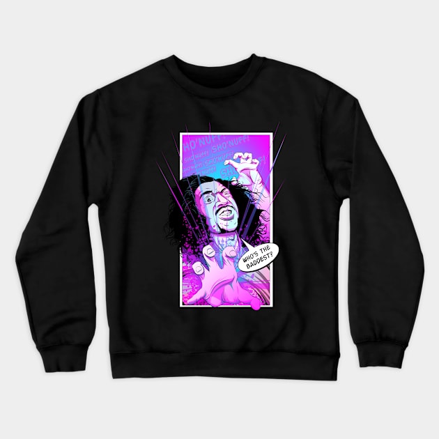 Sho Nuff!!! Crewneck Sweatshirt by blackdrawsstuff